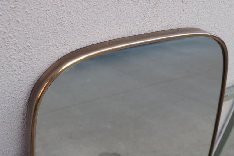 Pair of Italian MidCentury Modern Mirrors For Sale at 1stDibs