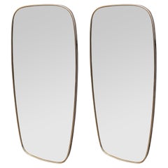 Pair of Italian Mid-Century Modern Mirrors
