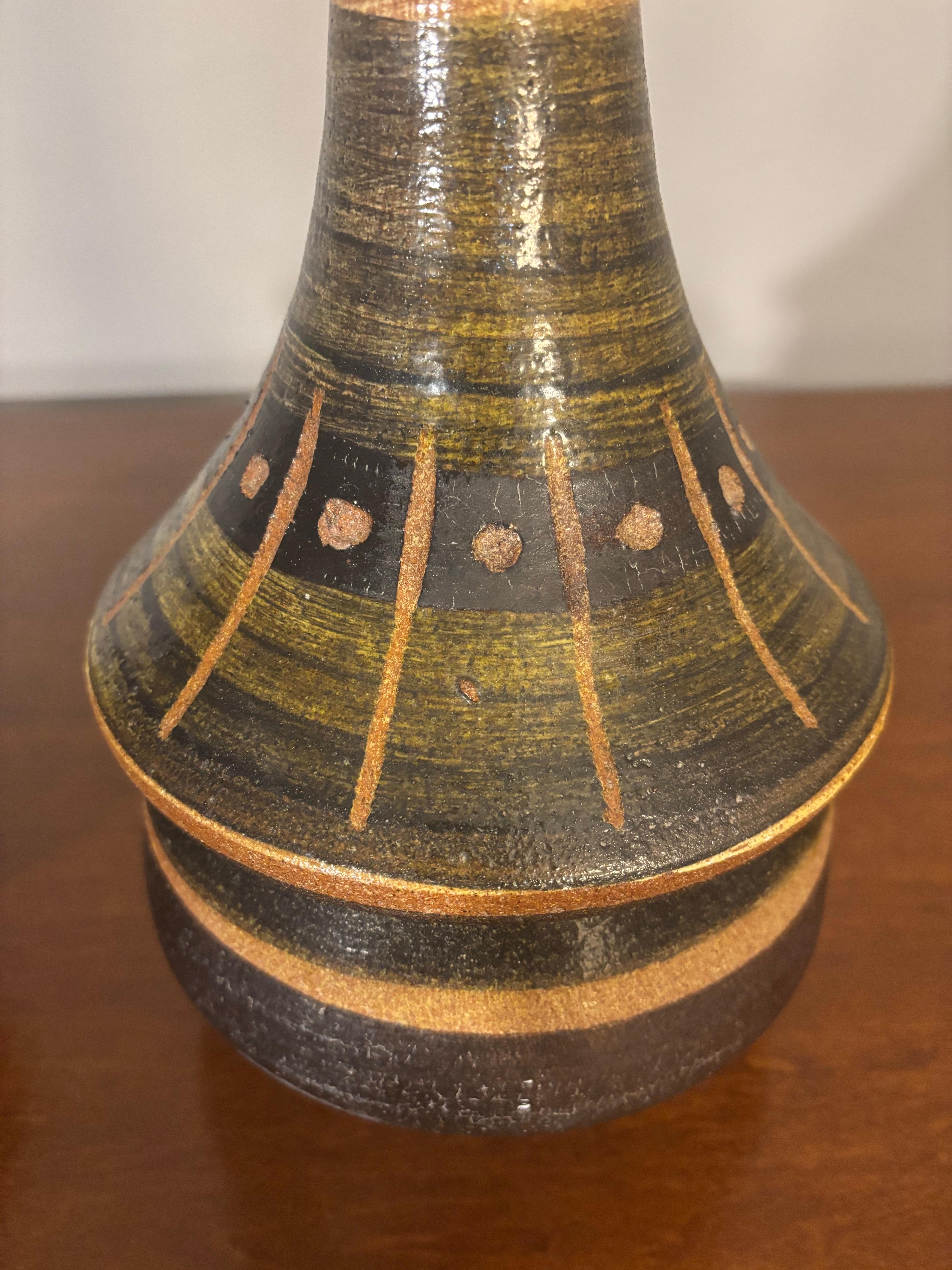 Terracotta Coppia di vasi in terracotta italiani del Mid Century Modern in vendita