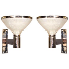 Pair of Italian Mid-Century Modern Wall Lights by Sergio Mazza for Artemide