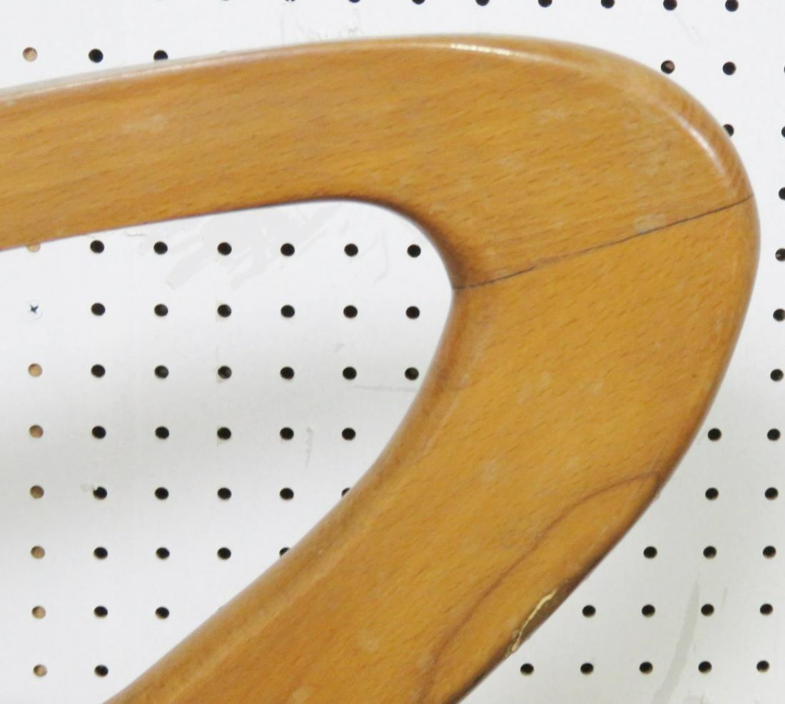 Pair of Italian Mid-Century Modern Zanuso Style Boomerang Arm Club Chairs In Good Condition In Swedesboro, NJ
