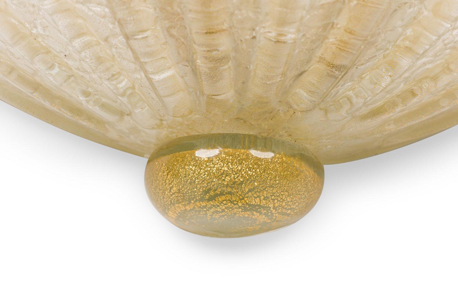 Verre Paire d'appliques murales italiennes du milieu du siècle à Murano en vente