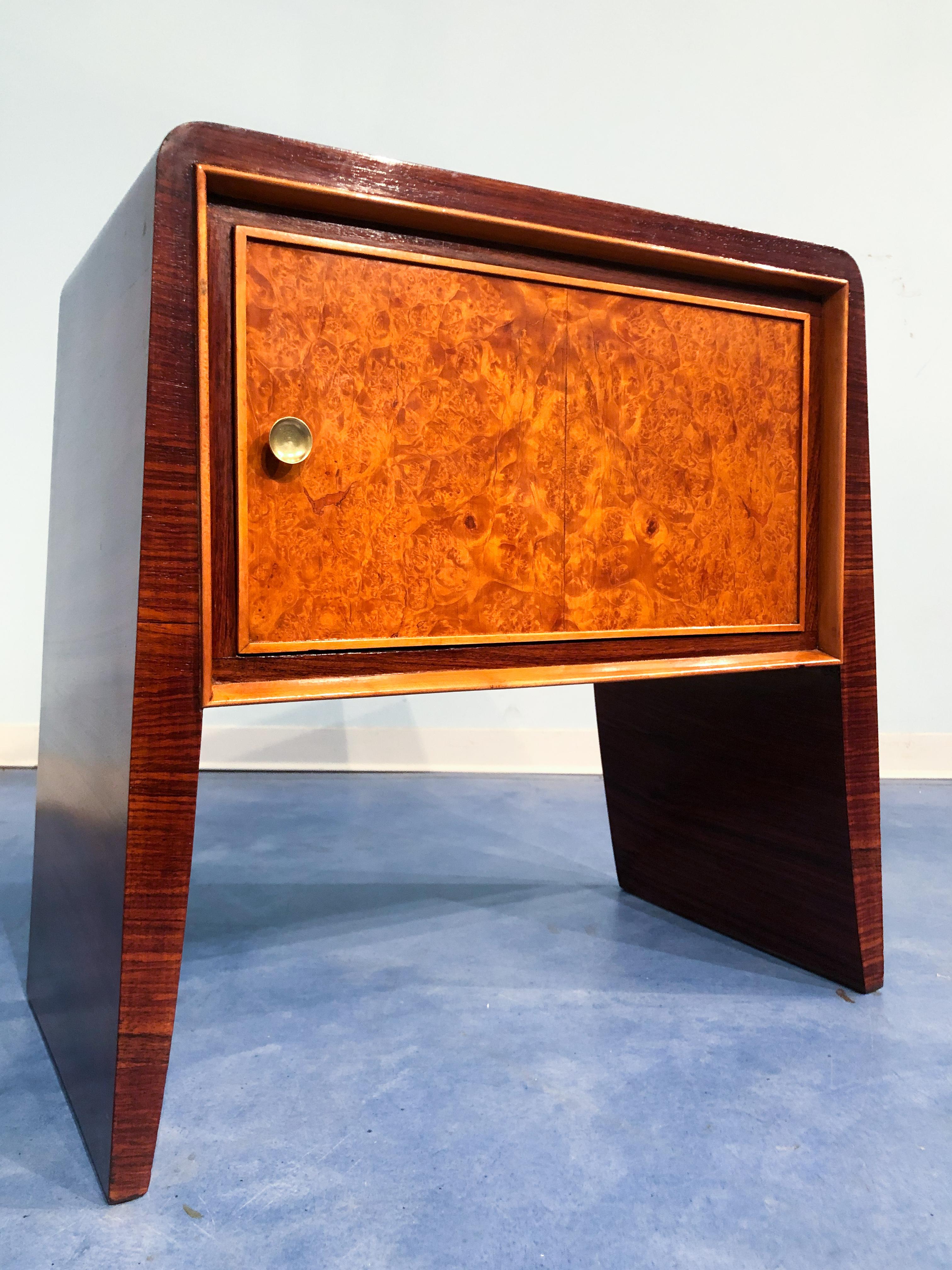 Pair of Italian Mid-Century Night Stands Attributed to Guglielmo Ulrich, 1950s For Sale 5