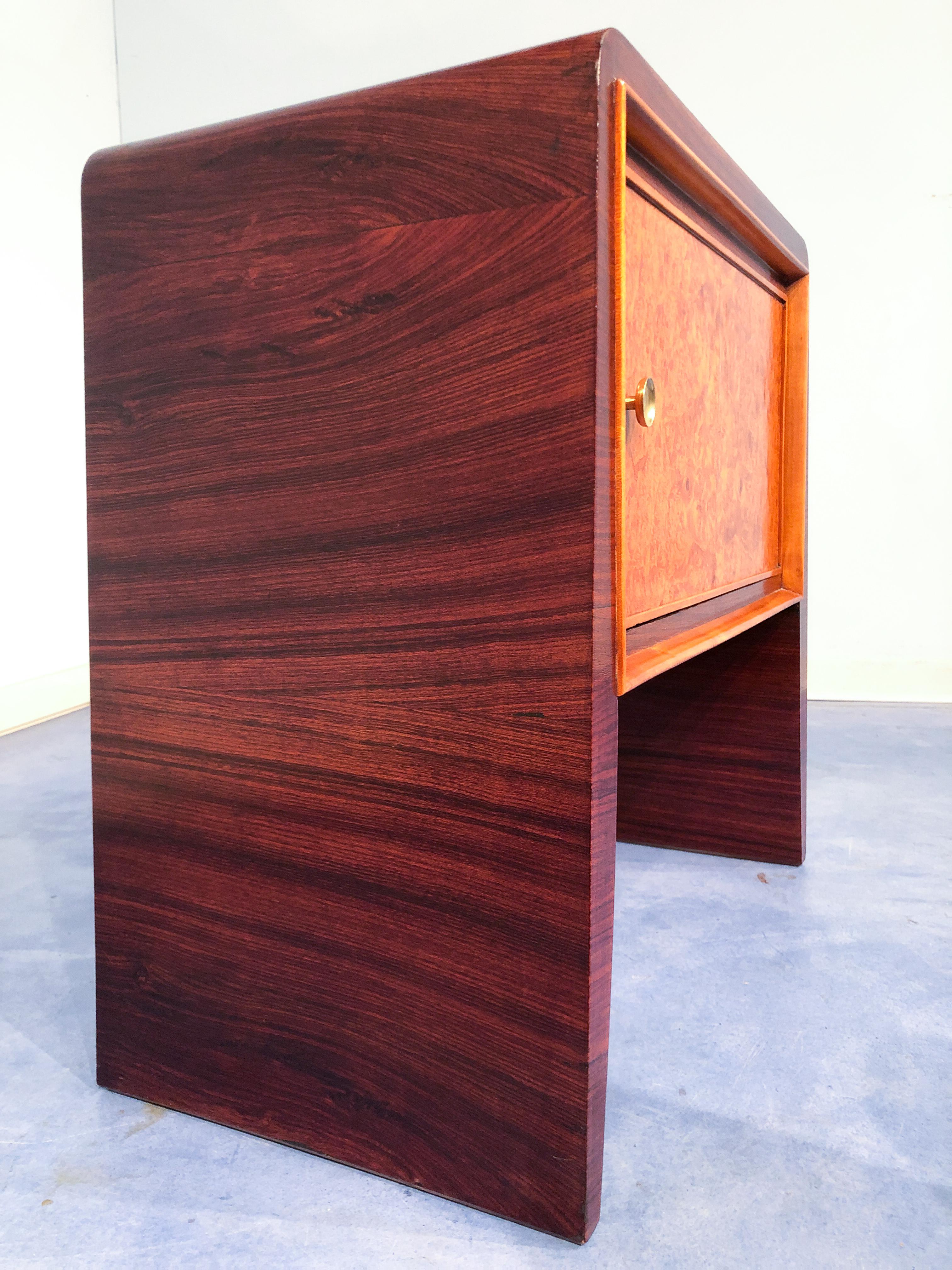 Pair of Italian Mid-Century Night Stands Attributed to Guglielmo Ulrich, 1950s For Sale 9
