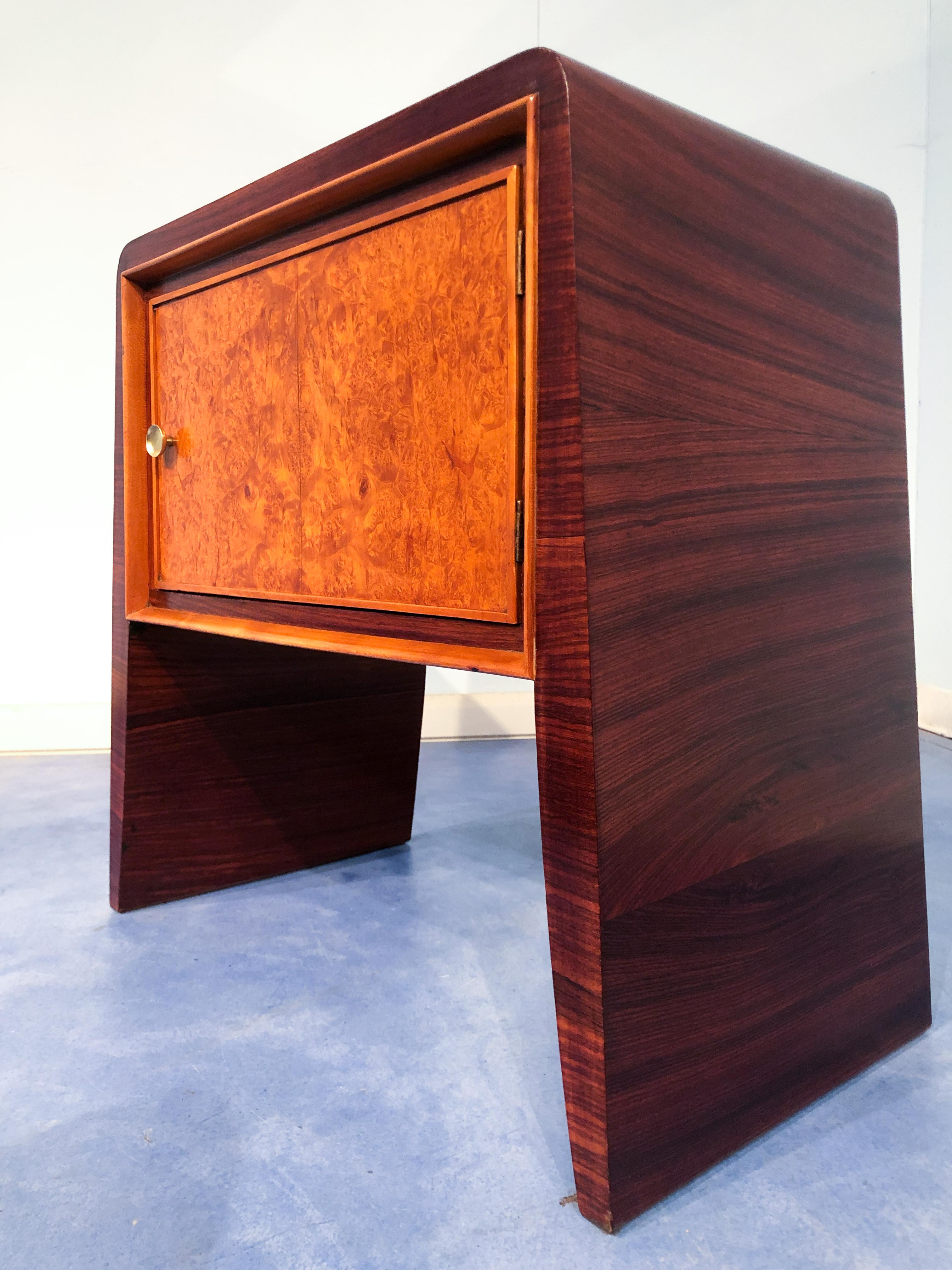 Pair of Italian Mid-Century Night Stands Attributed to Guglielmo Ulrich, 1950s For Sale 2