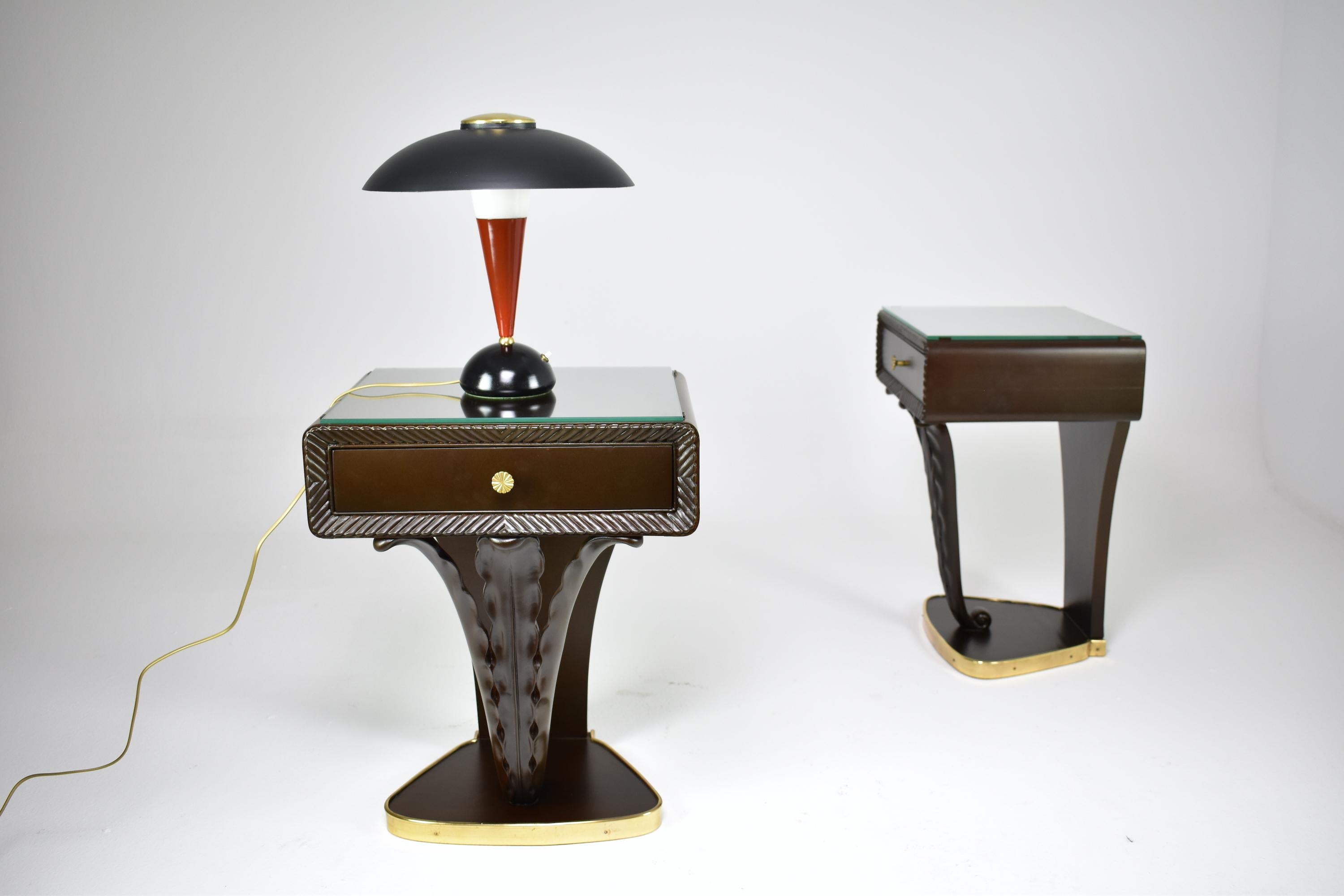 Pair of Italian Mid-Century Nightstands, 1960s For Sale 5