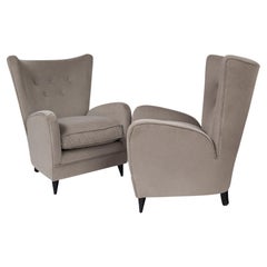 Pair of Italian Mid-Century Paolo Buffa Lounge Chairs