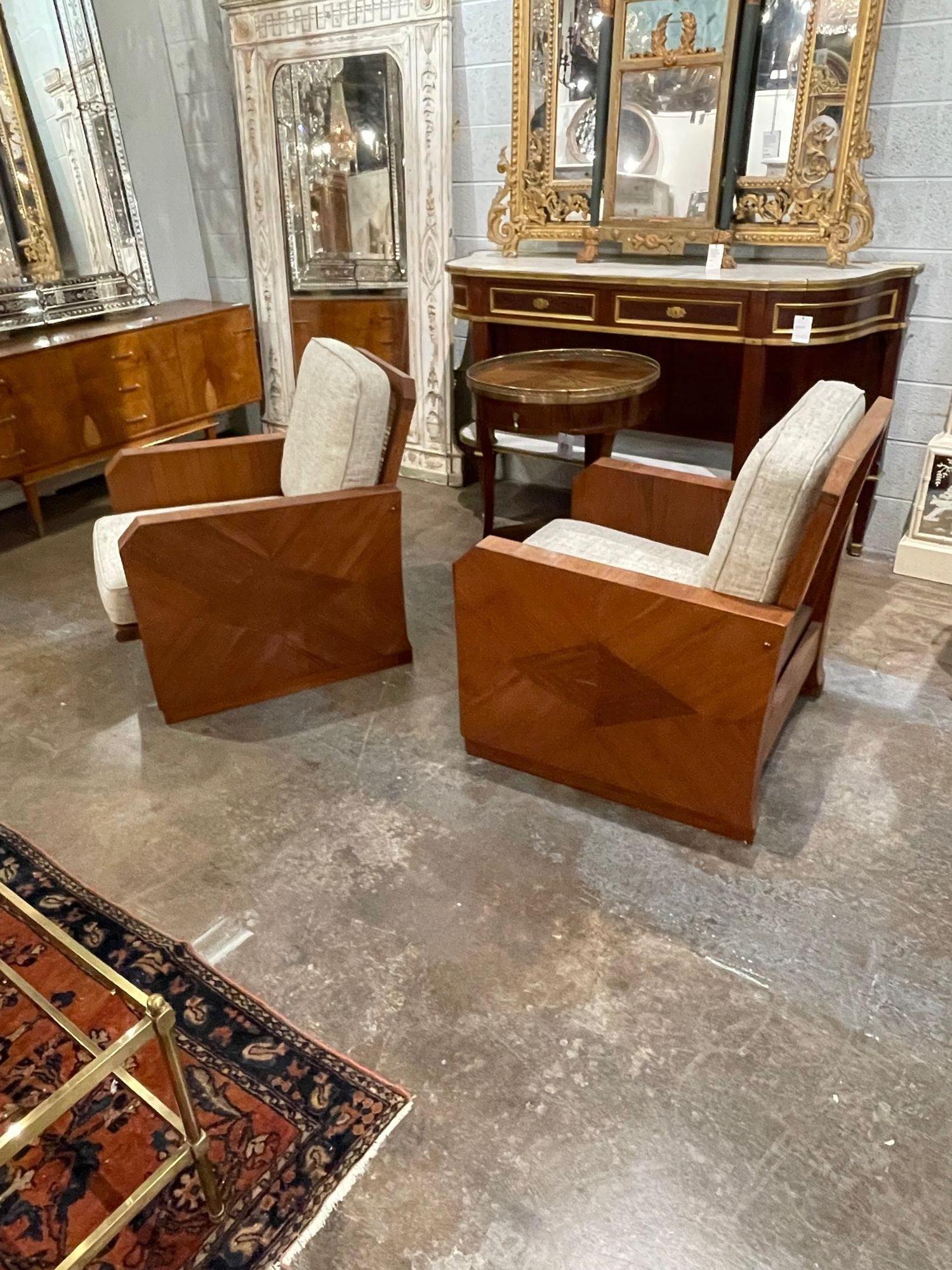 Pair of Italian Mid-Century Reclining Club Chairs For Sale 3