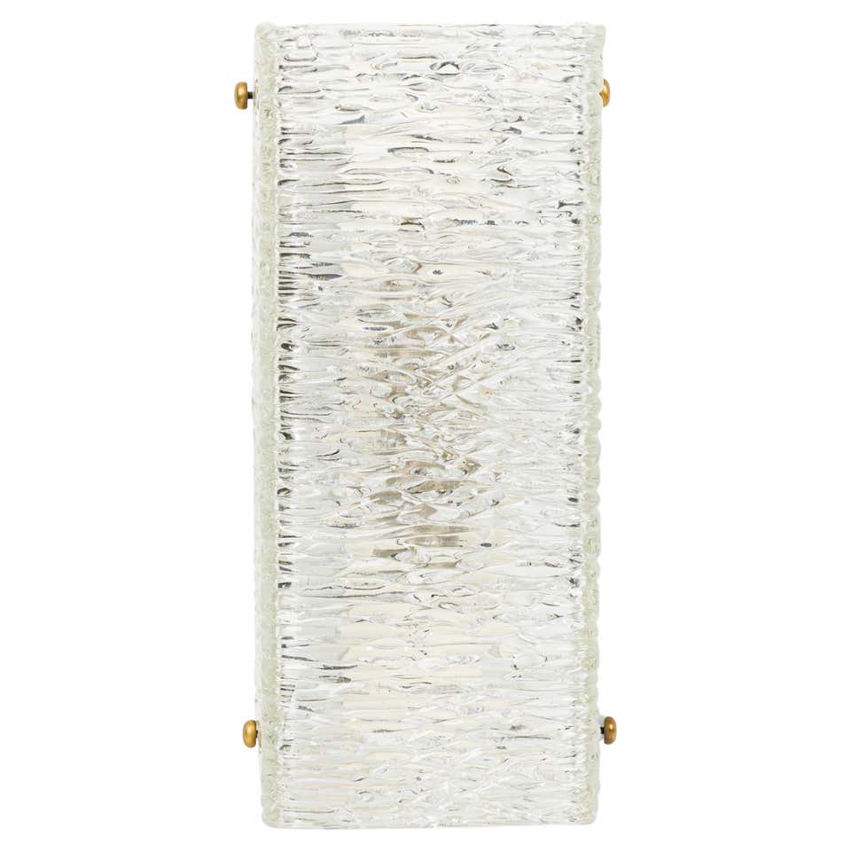 Set of 8 Italian Mid-Century Murano Glass Torch Wall Sconce For Sale at ...