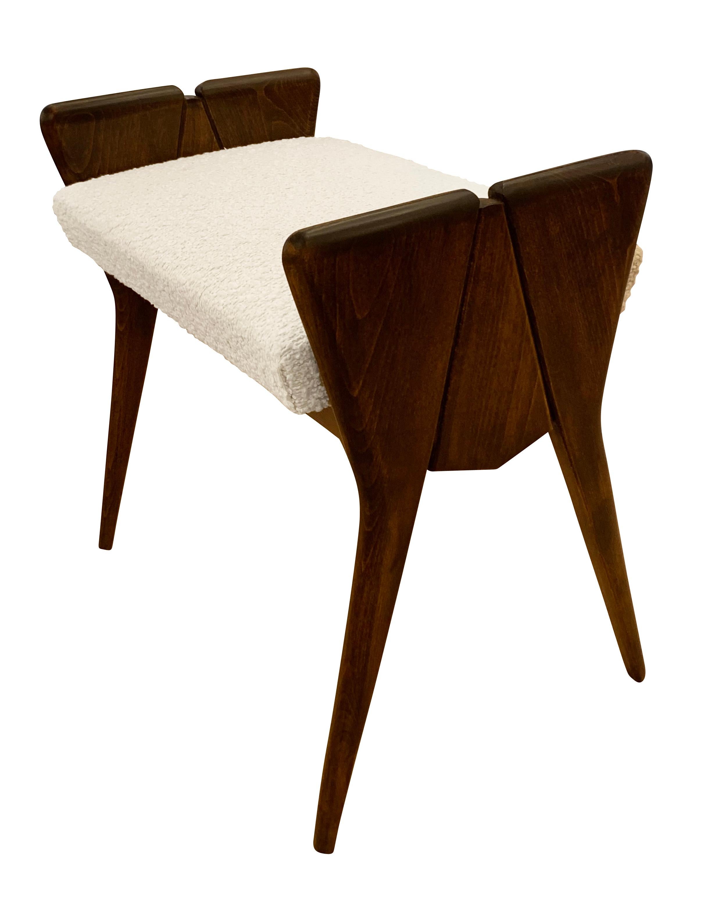 Pair of Italian MidCentury Stools For Sale at 1stDibs