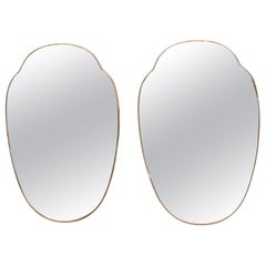 Pair of Italian Mid-Century Wall Mirrors