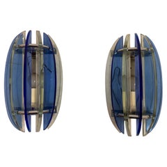 Pair of Italian Mid-Century Wall Sconces by Veca
