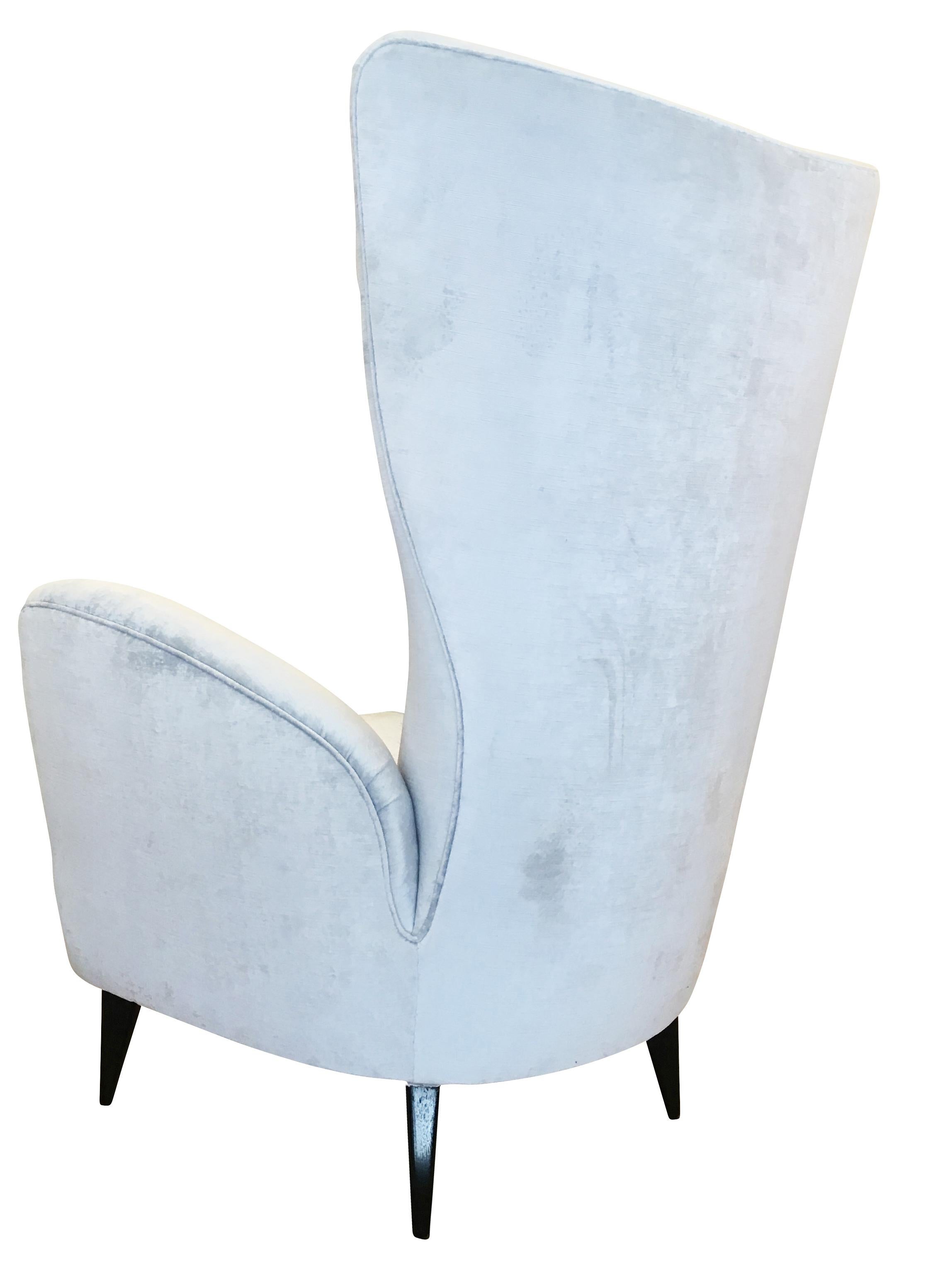 Mid-20th Century Pair of Italian Midcentury Lounge Chairs