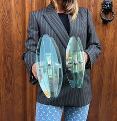 Pair of Italian midcentury modern wall sconces 1960s by Veca