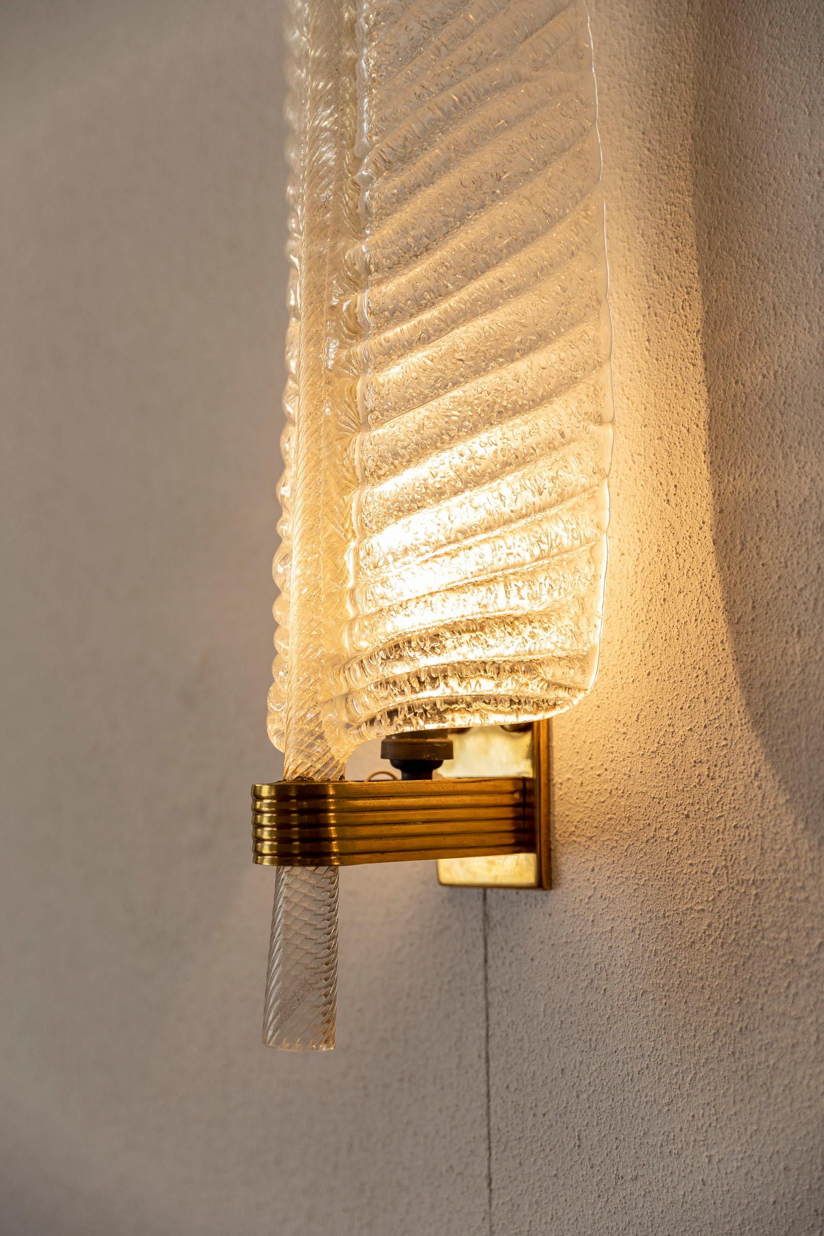 vintage glass sconce