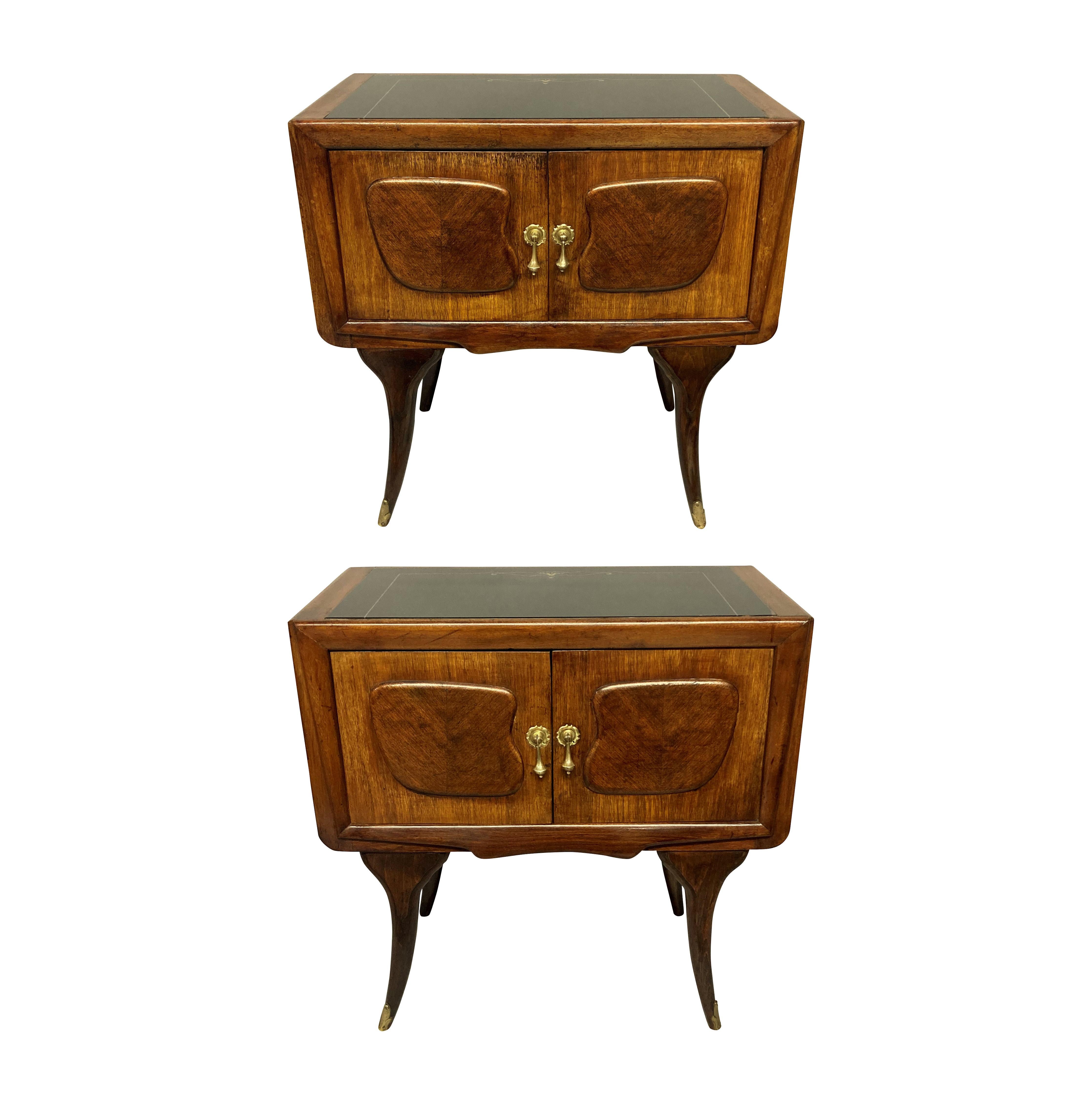 Pair of Italian Midcentury Night Stands For Sale 2
