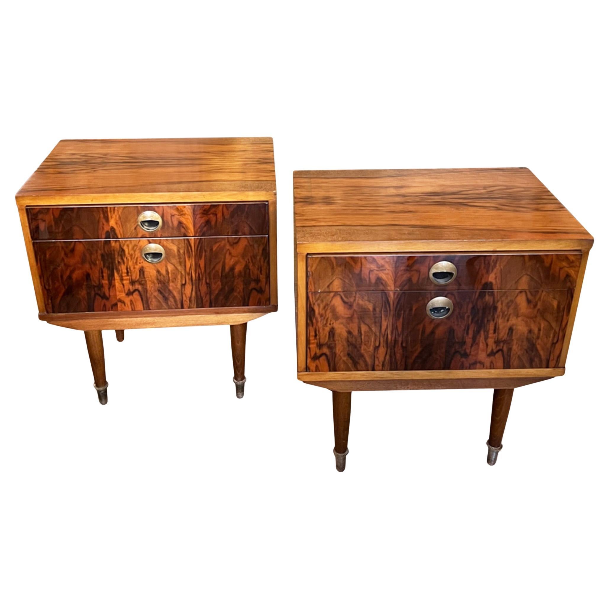 Pair of Italian Midcentury Nightstands