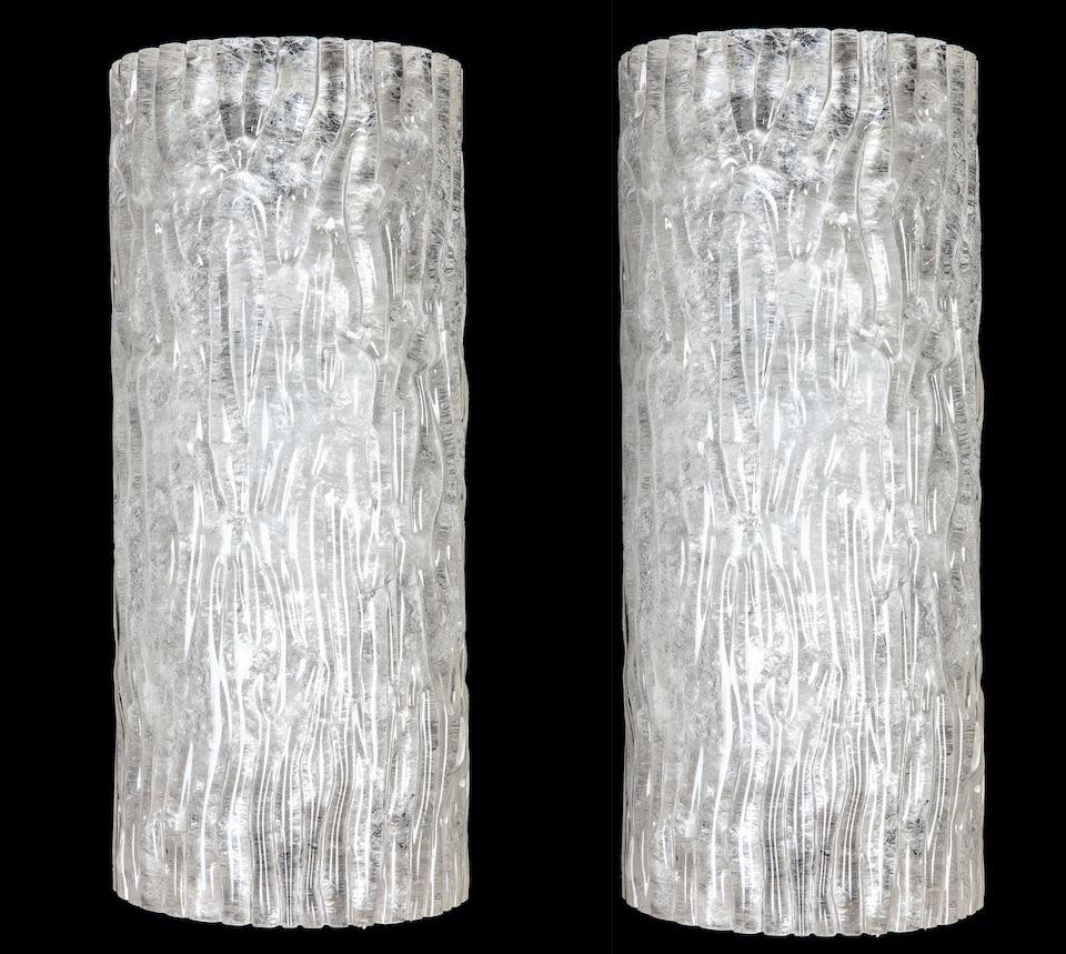 Pair of Italian Midcentury Sconces or Wall Lights by Barovier & Toso, 1970s 3