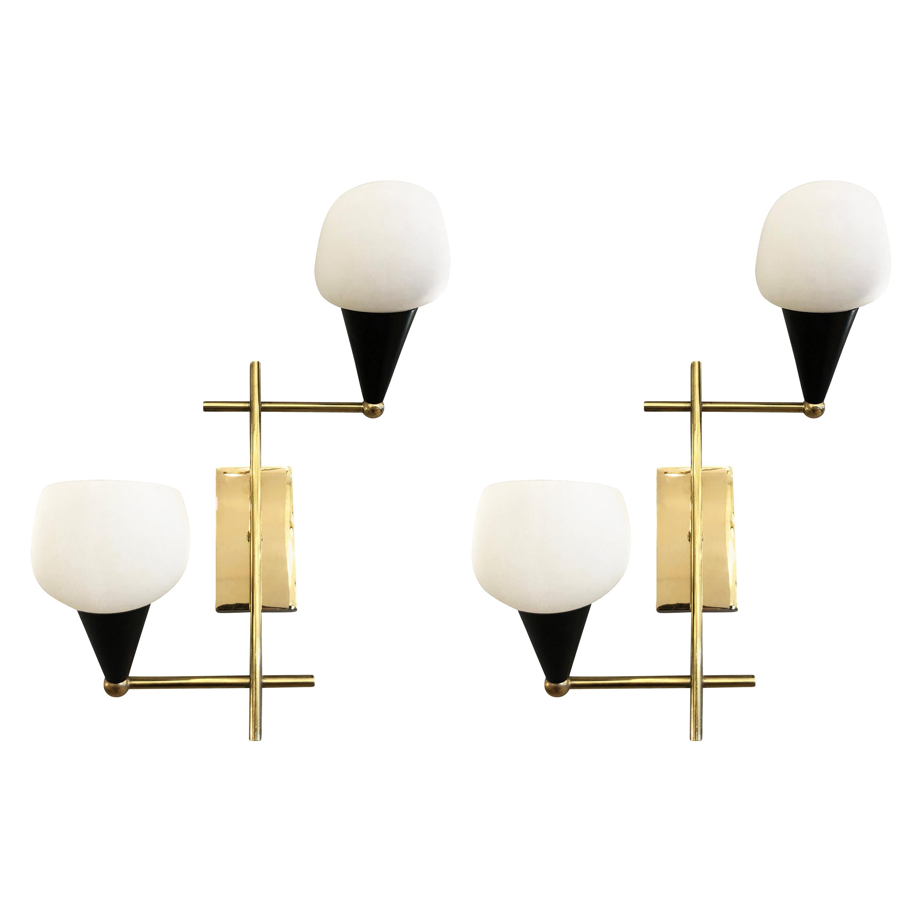 Pair of Italian Midcentury Wall Lights