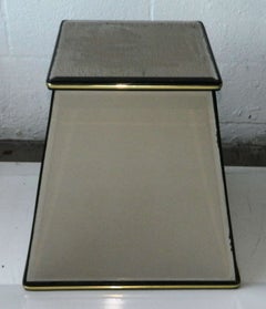 Pair of Italian Mirrored Pedestals