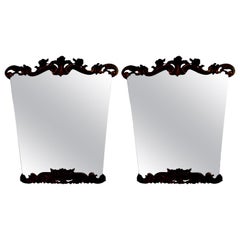 Pair of Italian Mirrors-Serge Roche Inspired