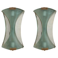 Pair of Italian ‘Model 2225’ Sconces by Max Ingrand for Fontana Arte, 1960s