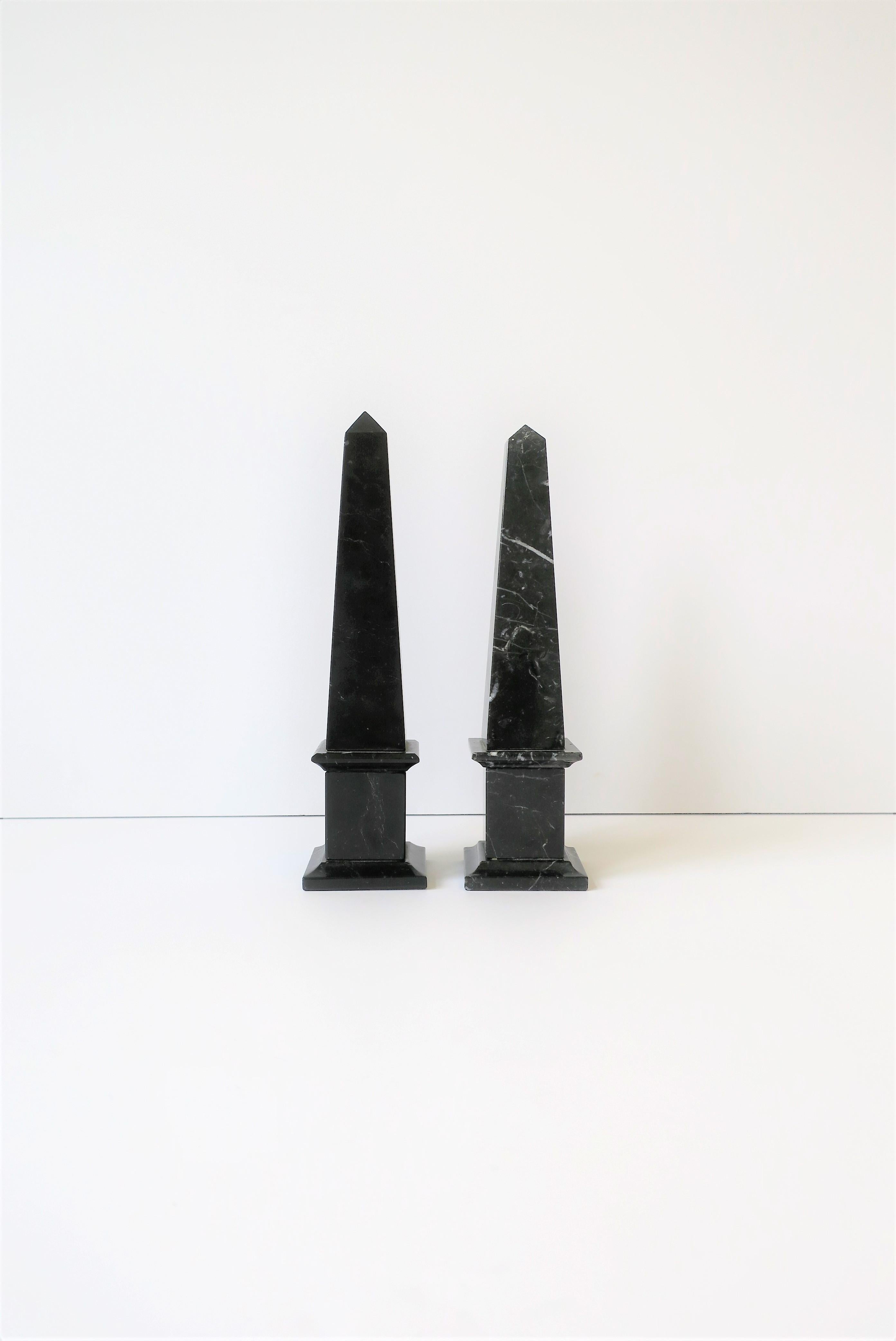black obelisks
