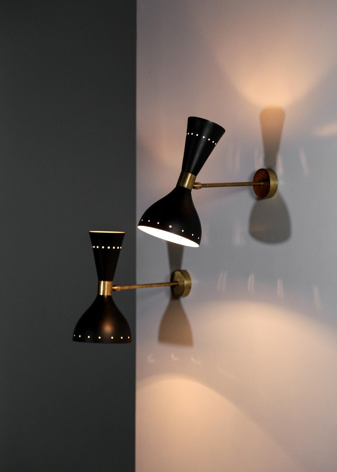 Modern Diabolo Sconce Stilnovo Style, Wall Light For Sale 1