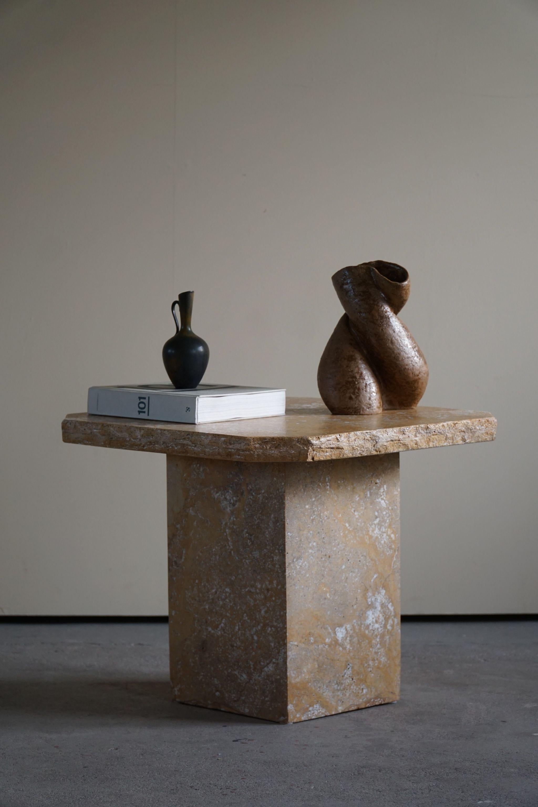 Pair of Italian Modern Granite Side Tables, 1980s 6