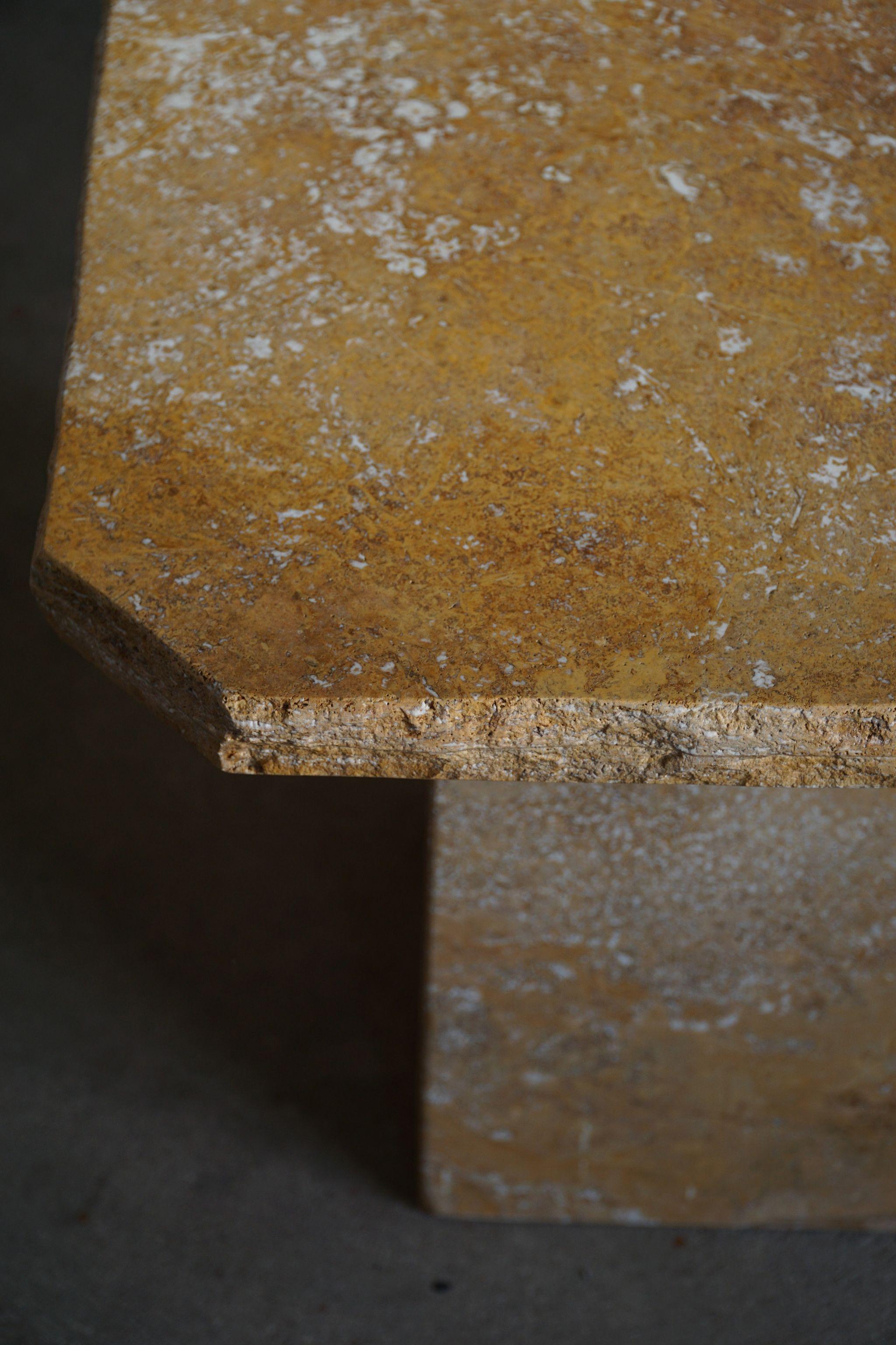 Pair of Italian Modern Granite Side Tables, 1980s 1