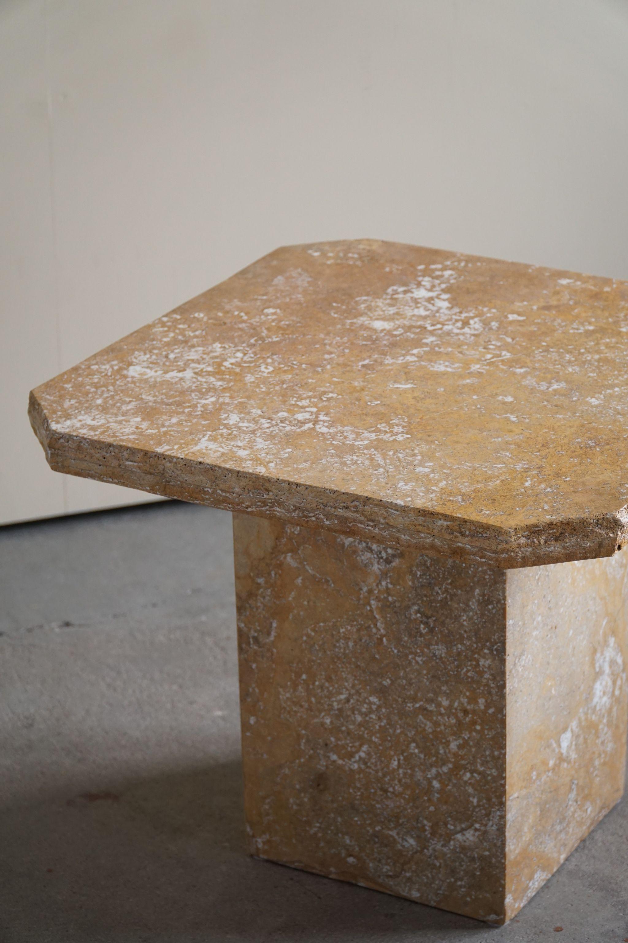 Pair of Italian Modern Granite Side Tables, 1980s 3