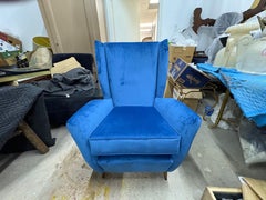 Pair Of Italian Modern Lounge Chairs