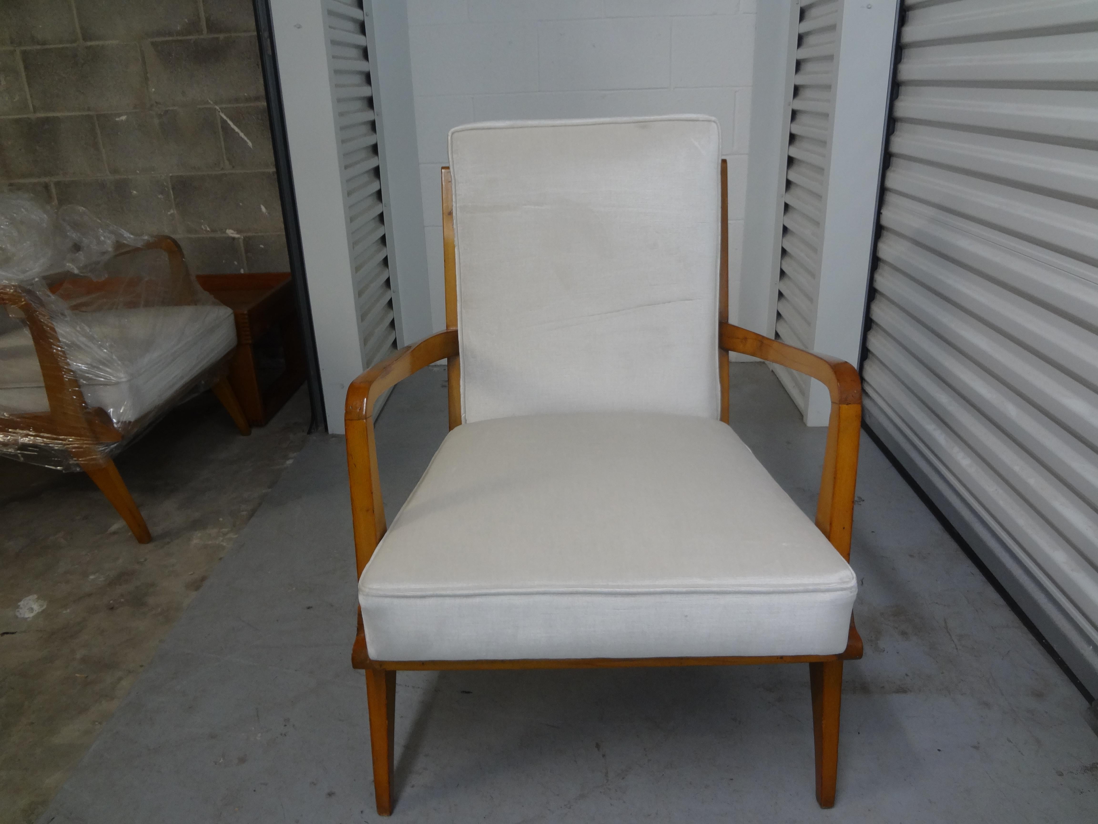 Pair Of Italian Modern Lounge Chairs For Sale 2