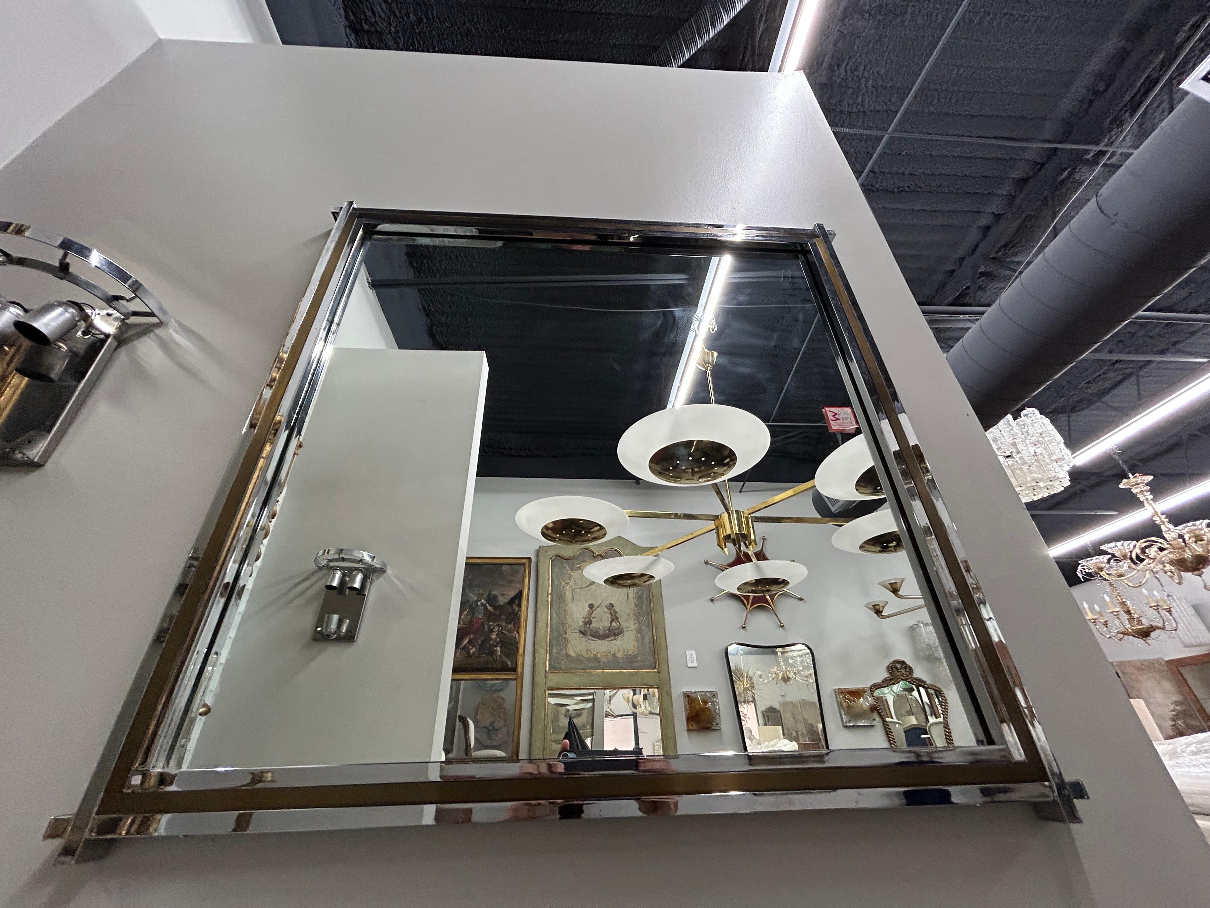 Paire de miroirs modernes italiens par Romeo Rega en vente 4