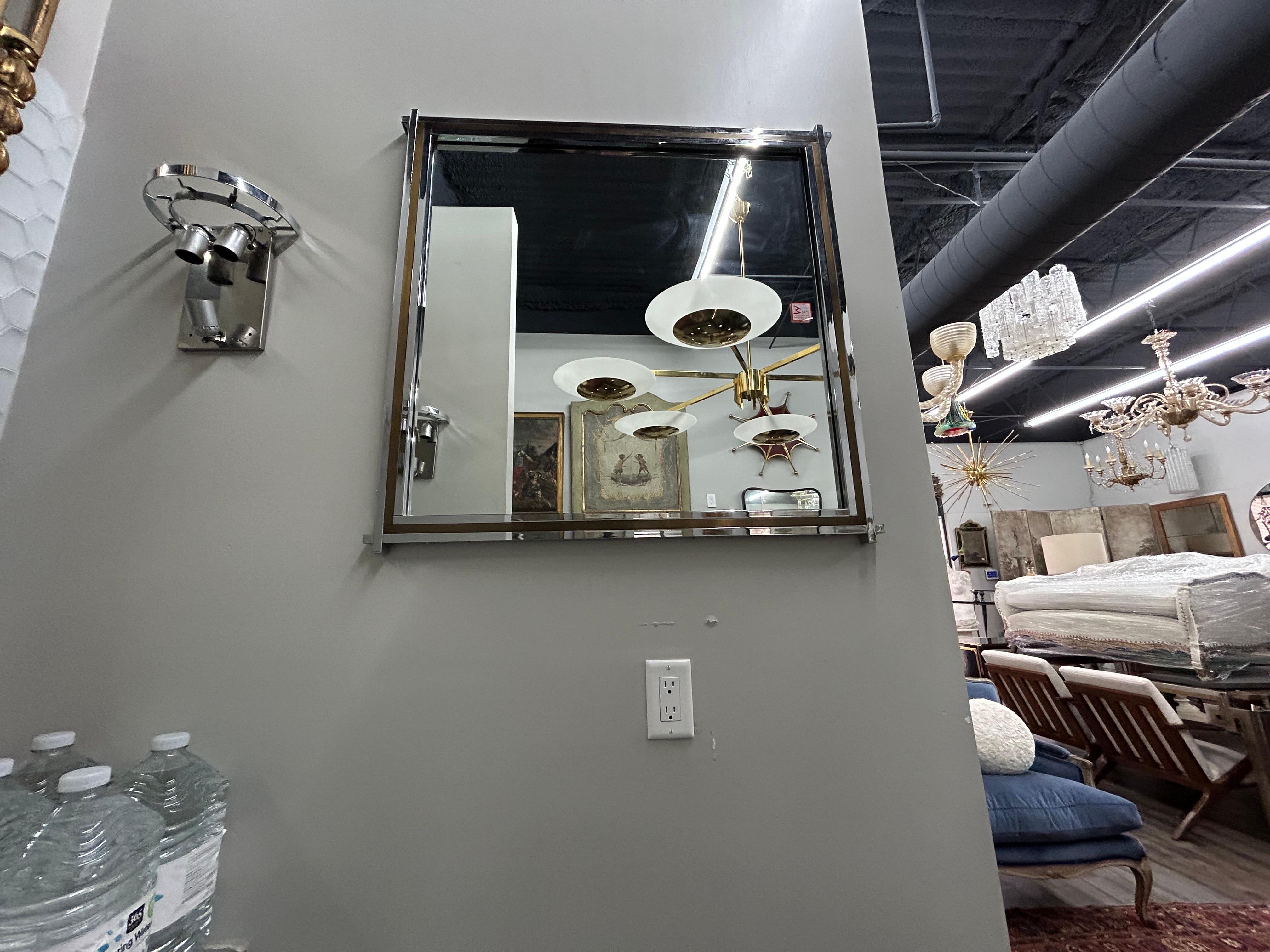 Paire de miroirs modernes italiens par Romeo Rega en vente 3