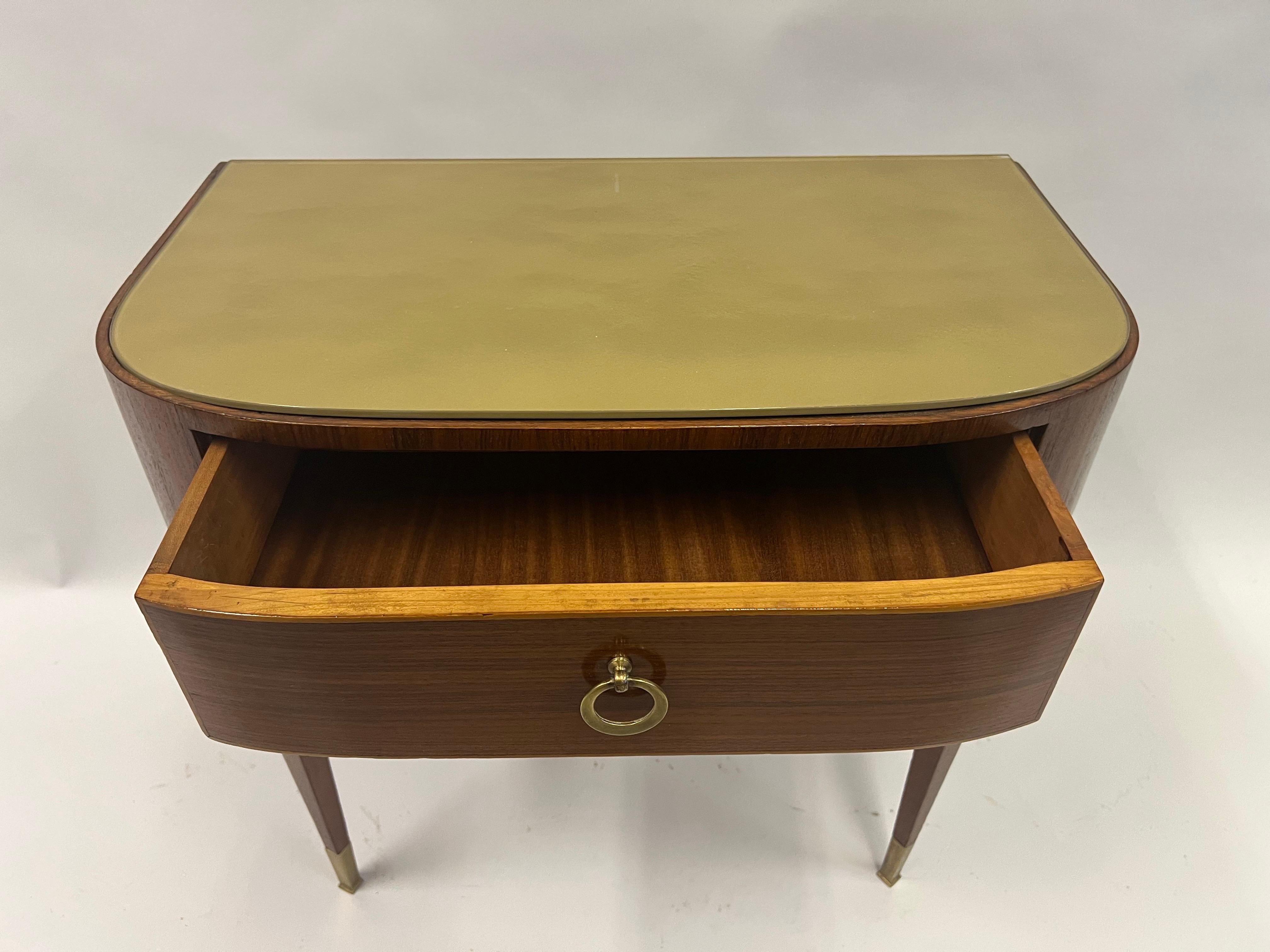 Pair of Italian Modern Neoclassical End or Side Tables / Nightstands, Gio Ponti For Sale 6