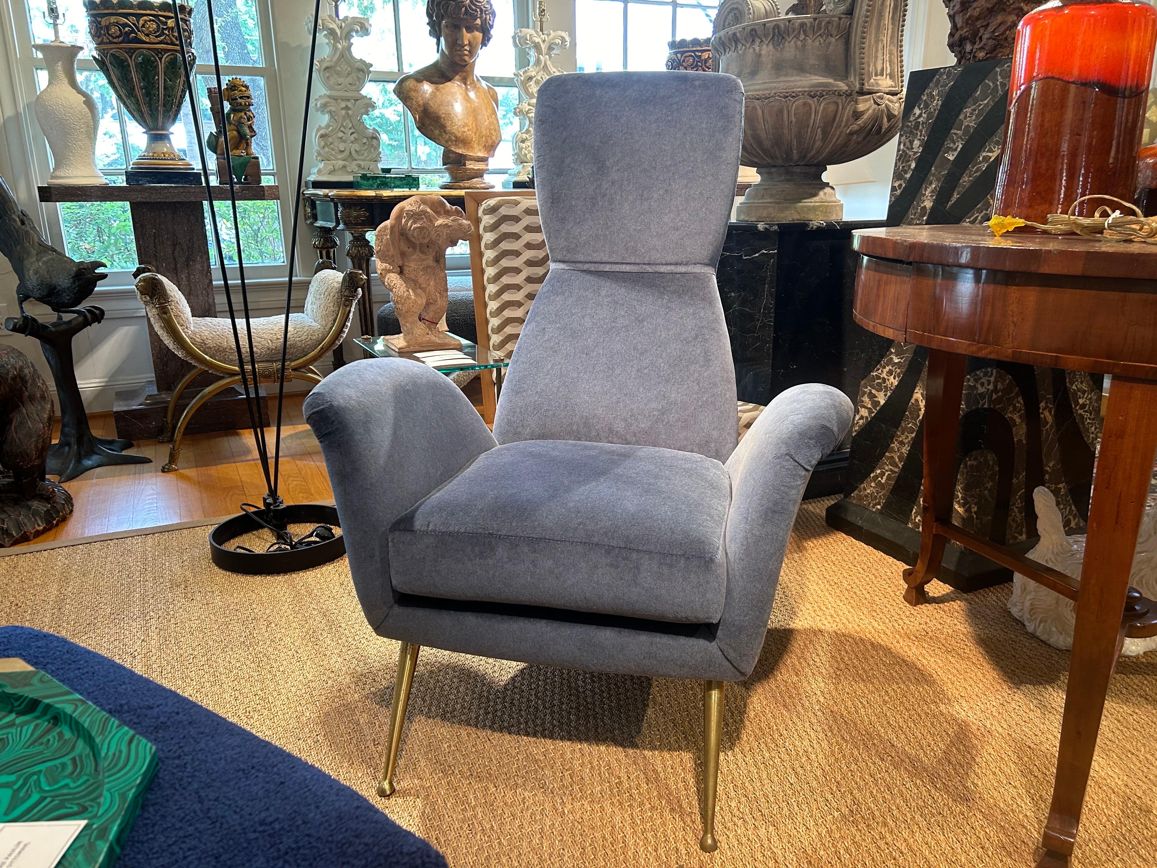 Pareja De Sillas De Salón Escultóricas Modernas Italianas en venta 7