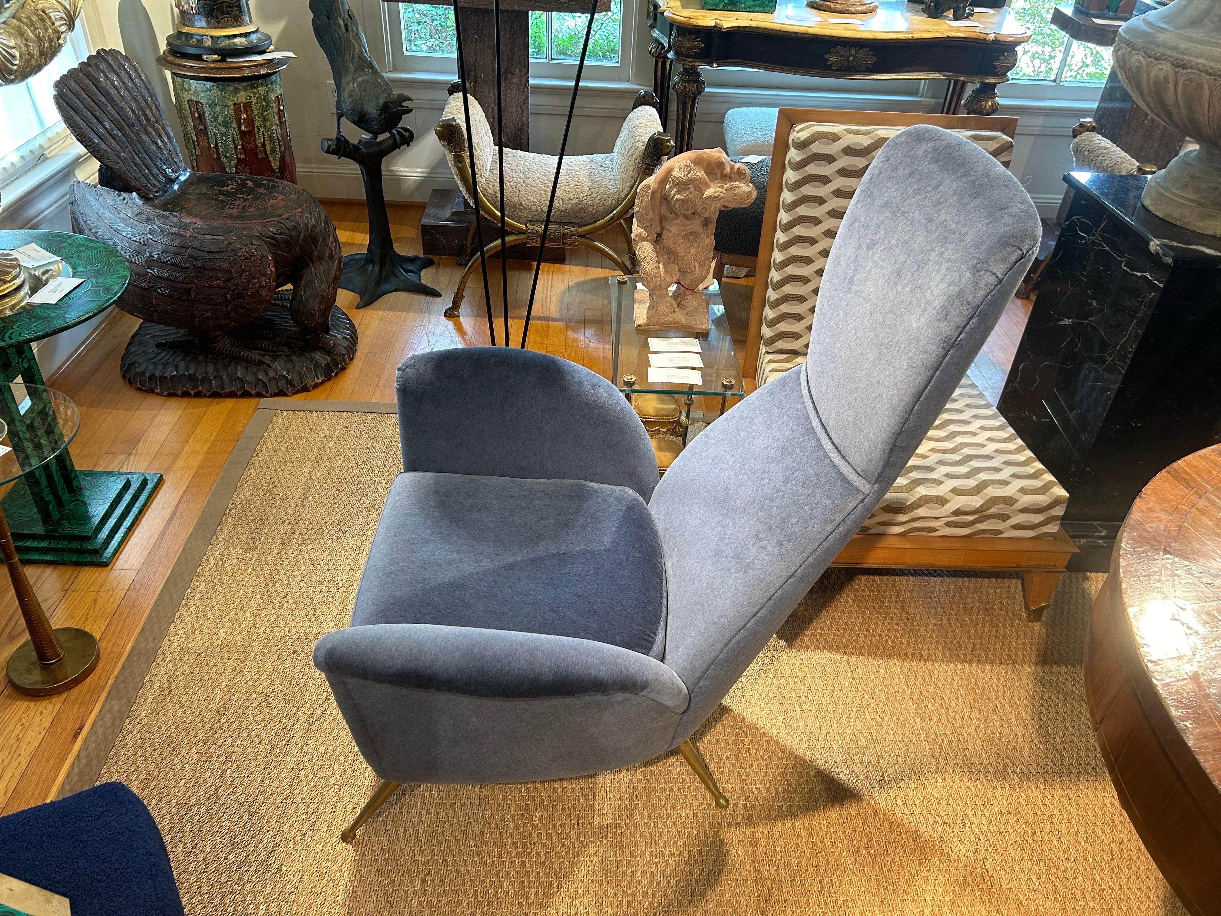 Pareja De Sillas De Salón Escultóricas Modernas Italianas en venta 8