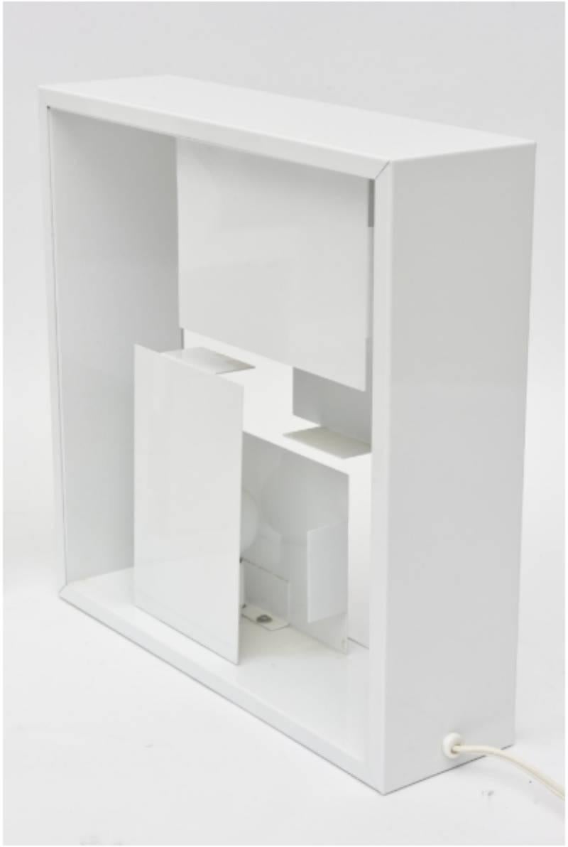 Mid-Century Modern Set of 3 Italian Modern White Table Lamps/ Wall Lights, Gio Ponti