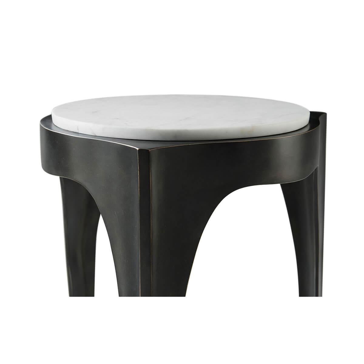 Pair of Italian Modernist Accent Tables For Sale 1