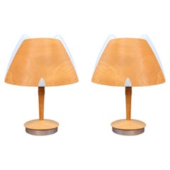 Pair of Italian Modernist Table Lamps