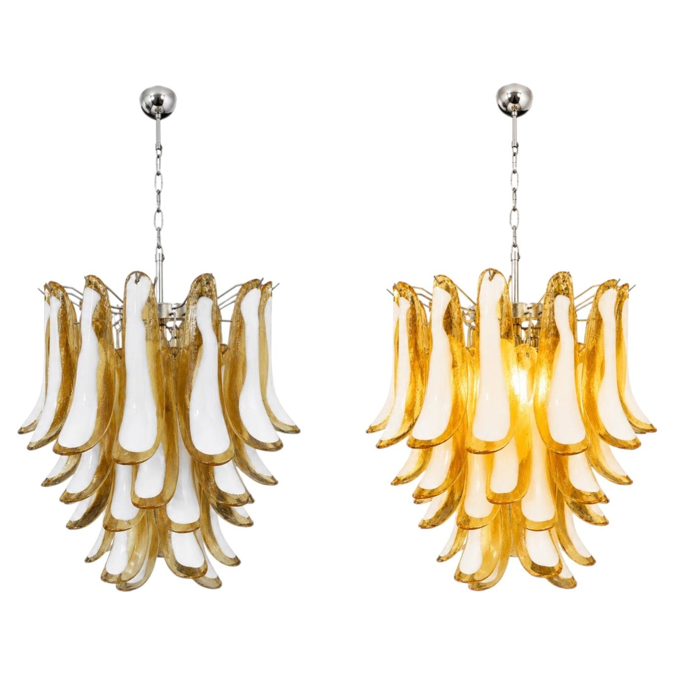 Pair of Italian Murano Chandeliers