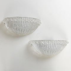 Pair of Italian Murano Glass Sconces