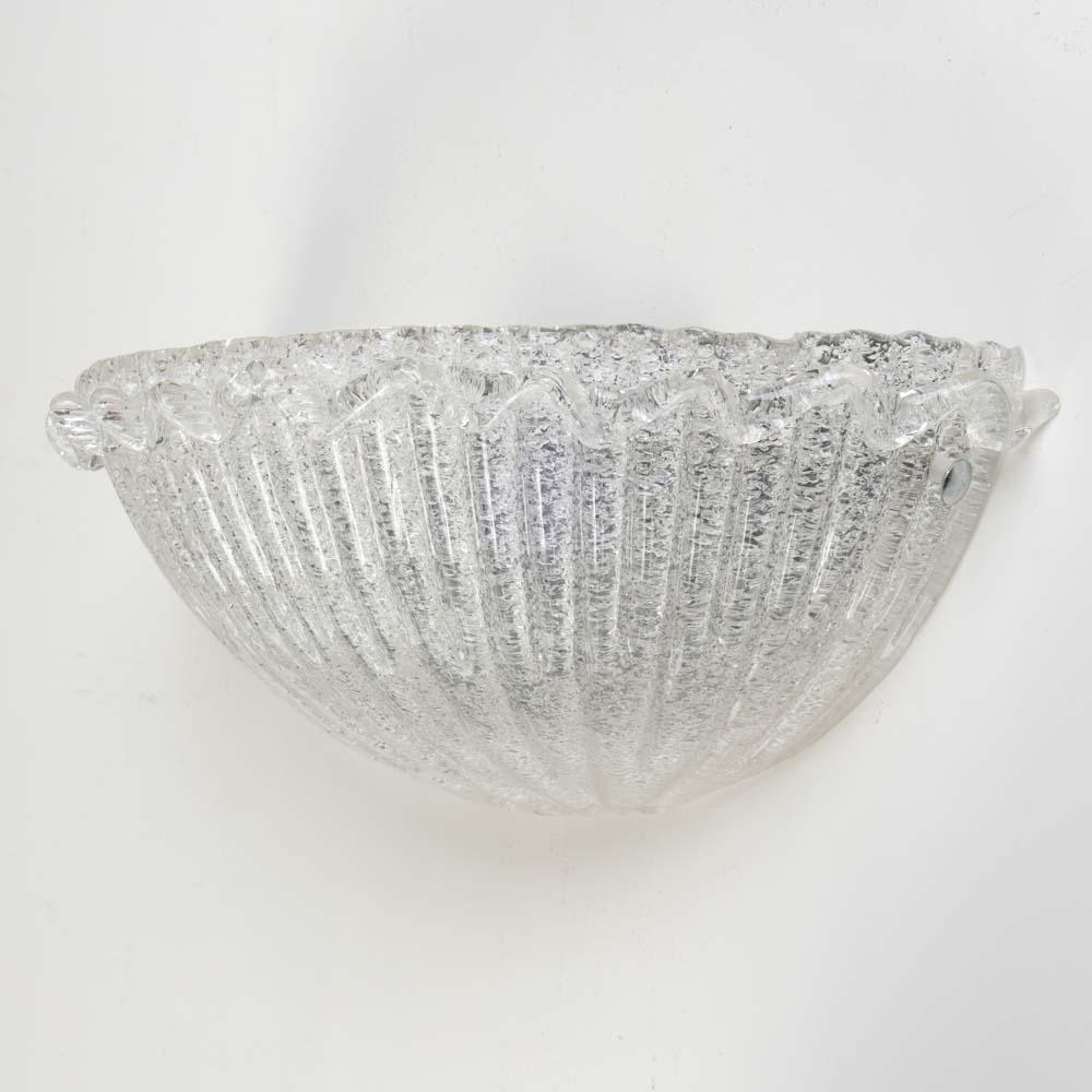 Pair of Italian Murano Glass Sconces For Sale 2