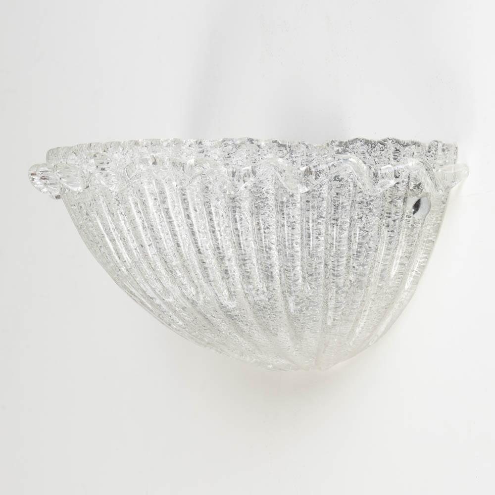Pair of Italian Murano Glass Sconces For Sale 4