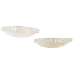 Pair of Italian Murano Glass Sconces
