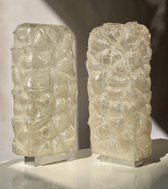 Pair of Italian Murano Glass Wall Sconces