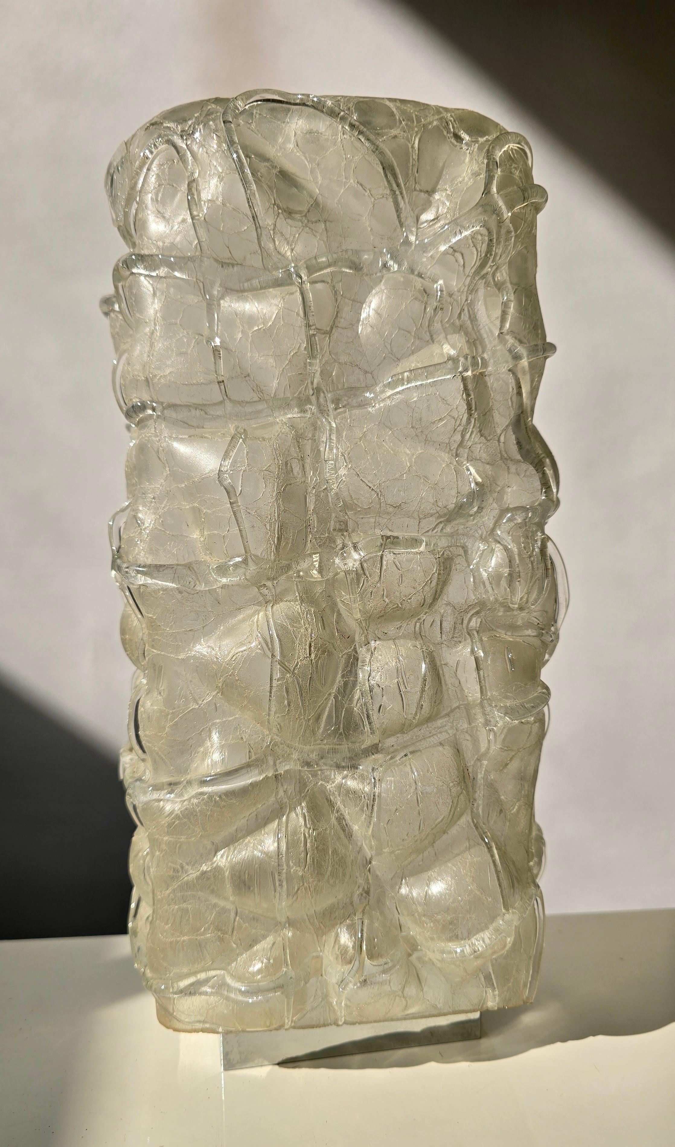 Coppia di lampade da parete in vetro di Murano In condizioni buone in vendita a Antwerp, BE