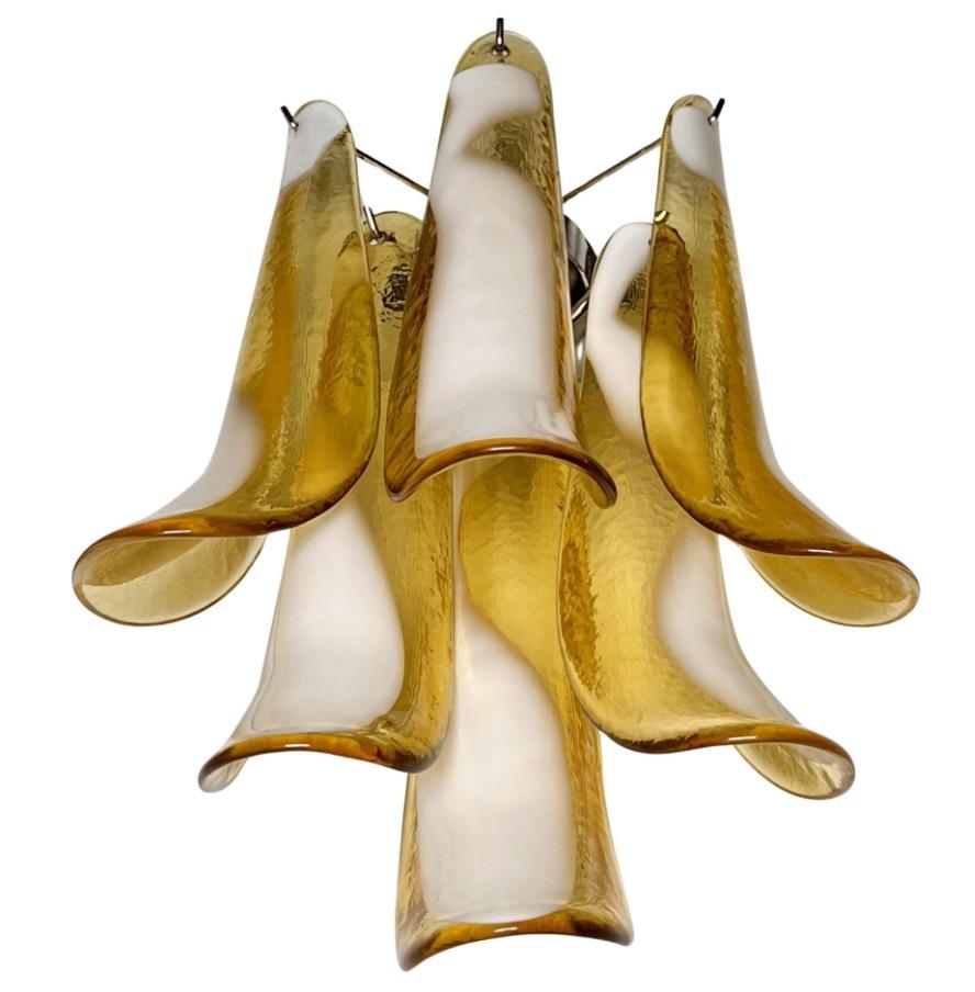 Pair of Italian  Murano Sconces For Sale 1