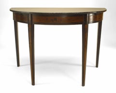 Pair of Italian Neo-Classic Rosewood Console Tables